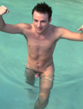 This queer lad shaved his ass before getting fingered and fucked by his new boyfriends