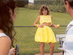 Four eighties bowlers having raunchy sex on the bowlinglane