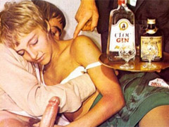 Catching two hairy lesbo retro students in dirty action