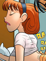 Ben 10 fucks all three holes of his cousin!